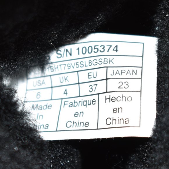 $260 UGG  Sutter Boot SHEARLING WATER RESIST BOOT BLACK 6 (SE19) - Picture 8 of 8